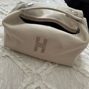 Elegant Cream Cosmetic Bag